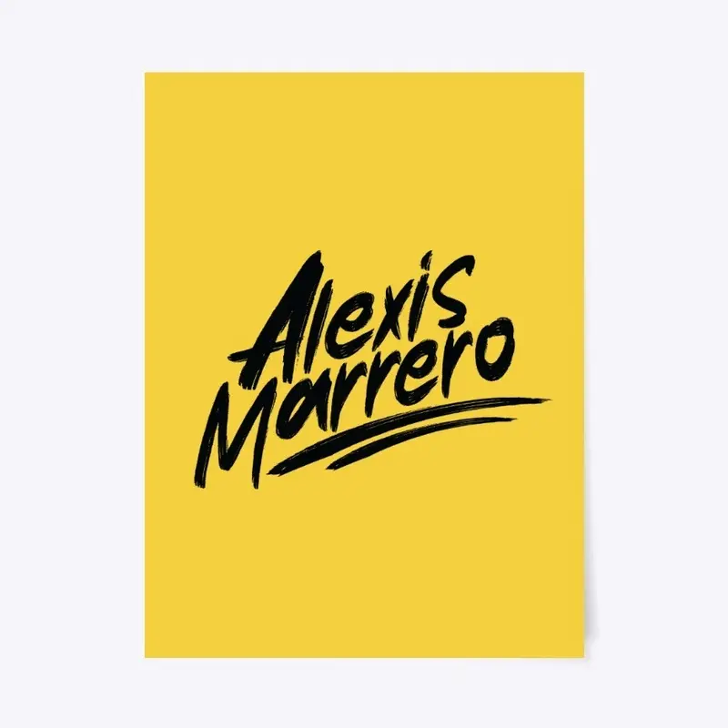 Alexis Marrero Merchandise (Black Logo)