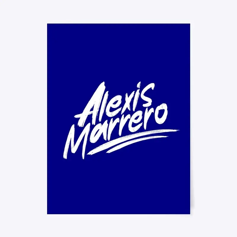 Alexis Marrero Merchandise (White Logo)