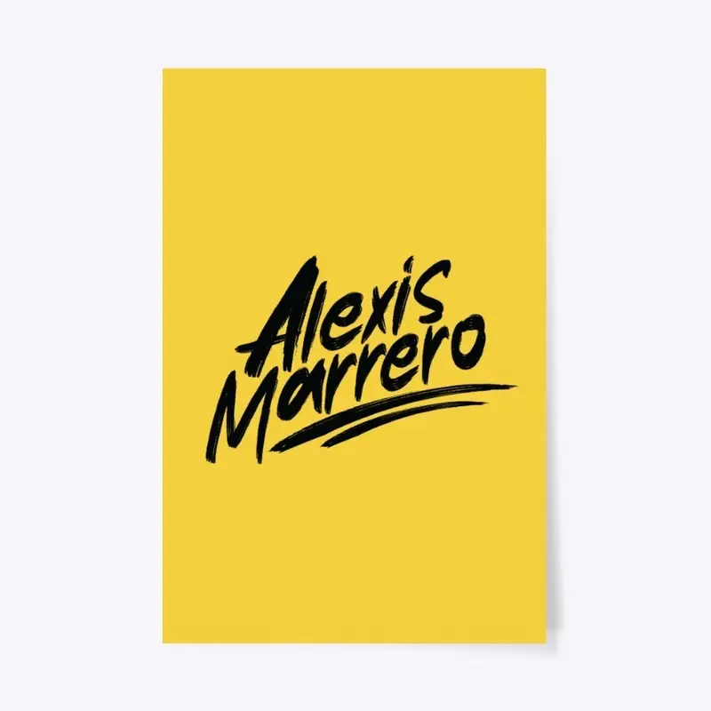 Alexis Marrero Merchandise (Black Logo)