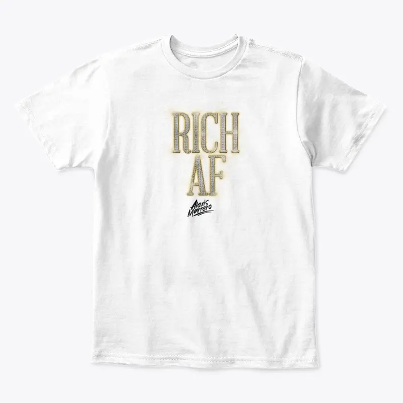 Rich AF Logo (White)