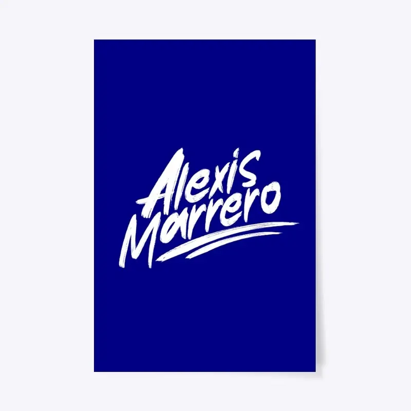 Alexis Marrero Merchandise (White Logo)