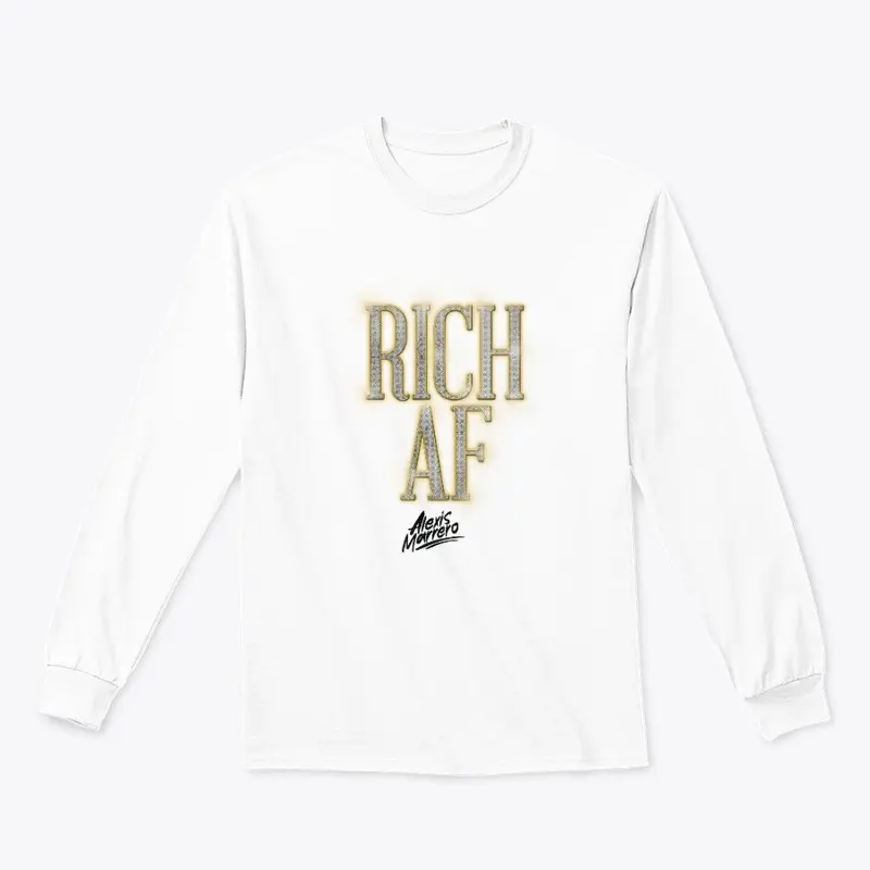 Rich AF Logo (White)