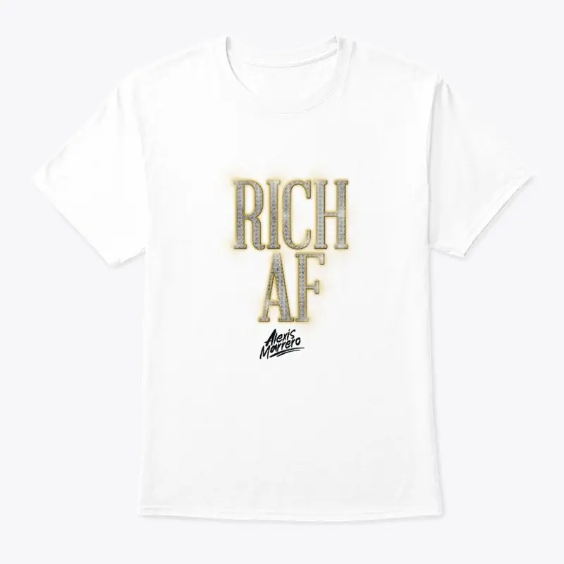 Rich AF Logo (White)