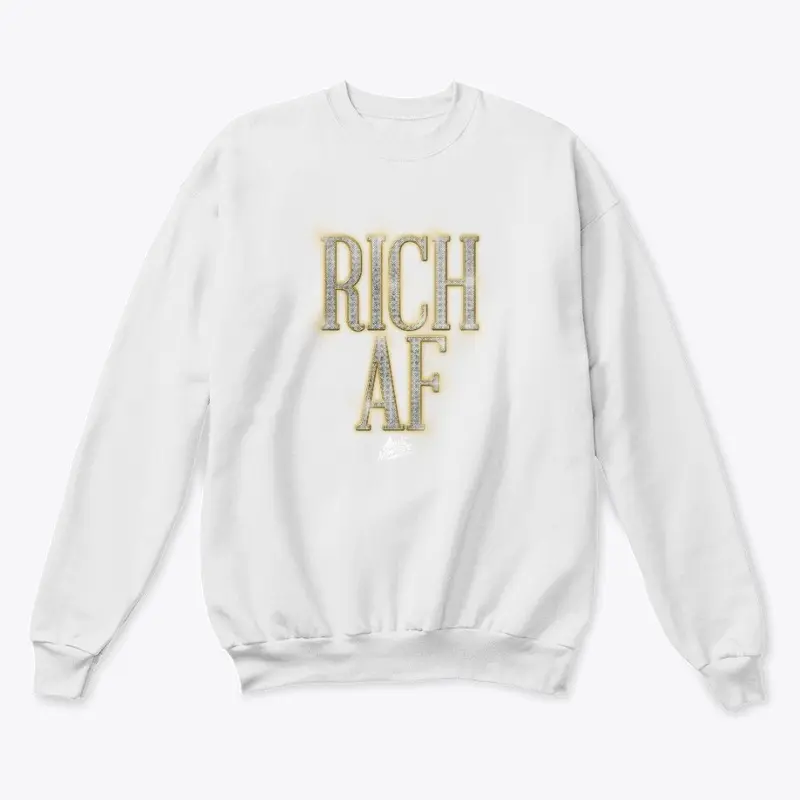 Rich AF Logo (White)